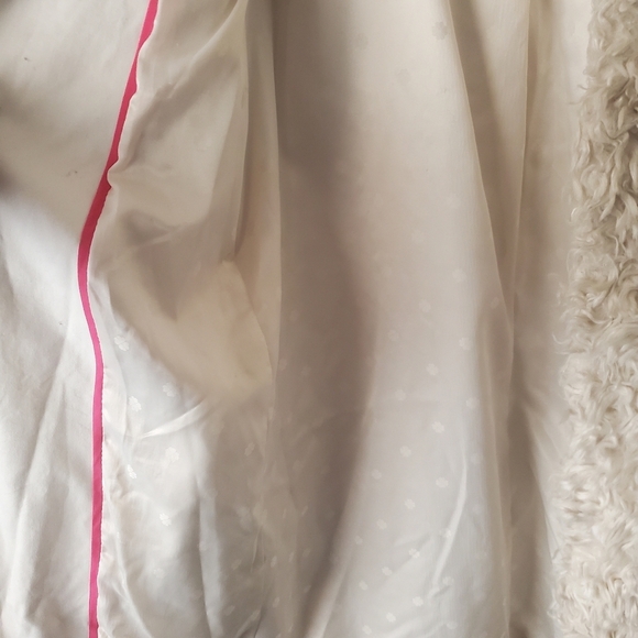 Kate Spade shag coat cream thigh length - Picture 5 of 8